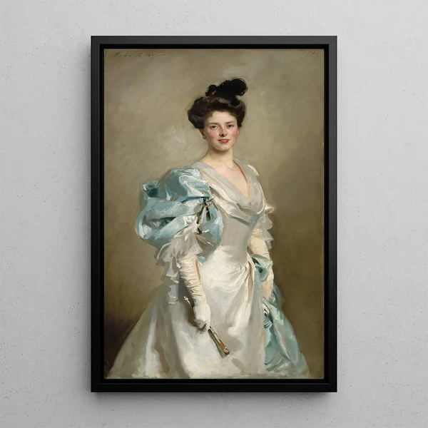 Mary Crowninshield Endicott Chamberlain Mme Joseph Chamberlain - John Singer Sargent — framed artwork on a wall