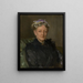 Mary Eliza Mead - John Singer Sargent — framed artwork on a wall