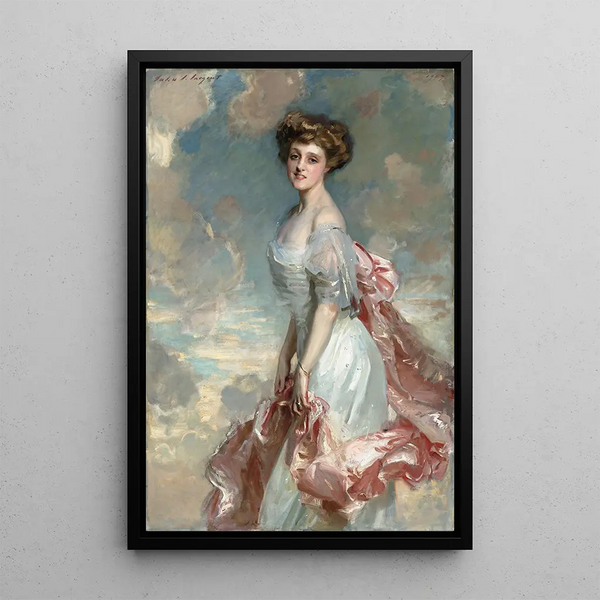 Mlle Mathilde Townsend - John Singer Sargent — framed artwork on a wall