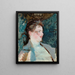 Mademoiselle Violet Sargent - John Singer Sargent — framed artwork on a wall