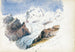 The Mont Rose from Hörnli Zermatt - John Singer Sargent — artwork view