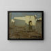 Moorish Buildings under the Sun - John Singer Sargent — framed artwork on a wall