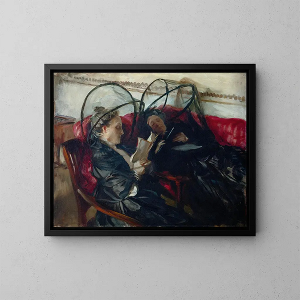 Mosquito Nets - John Singer Sargent — framed artwork on a wall
