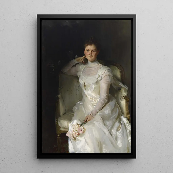 Mme Joshua Montgomery Sears - John Singer Sargent — framed artwork on a wall