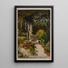Garden of Mrs. Thayer Massachusetts - John Singer Sargent — framed artwork on a wall