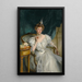 Mme William George Raphael - John Singer Sargent — framed artwork on a wall