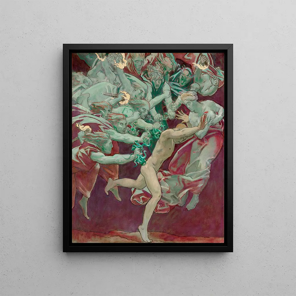 Oreste et les Furies - John Singer Sargent — framed artwork on a wall