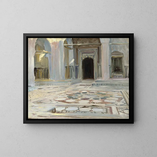 Cairo Pavement - John Singer Sargent — framed artwork on a wall