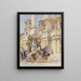 Piazza Navona Rome - John Singer Sargent — framed artwork on a wall