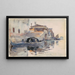 Ponte Panada Fondamenta Nuove Venice - John Singer Sargent — framed artwork on a wall