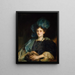 Portrait of Miss Katherine Elizabeth Lewis - John Singer Sargent — framed artwork on a wall