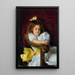 Portrait of Charlotte Cram - John Singer Sargent — framed artwork on a wall