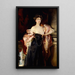 Portrait painting of Helen Vincent, Viscountess d'Abernon - John Singer Sargent — framed artwork on a wall