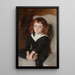 Portrait Painting of Laurence Millet - John Singer Sargent — framed artwork on a wall