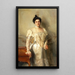Portrait of Mrs. Asher B. Wertheimer - John Singer Sargent — framed artwork on a wall