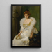 Portrait of Mrs. Charles Beatty Alexander - John Singer Sargent — framed artwork on a wall