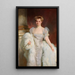 Portrait painting of Mrs. JP Morgan Jr née Jane Norton Grew 1868-1925 - John Singer Sargent — framed artwork on a wall