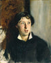 Portrait of Vernon Lee 1856-1935 - John Singer Sargent — artwork view