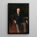 Portrait of Woodrow Wilson 1856-1924 American president - John Singer Sargent — framed artwork on a wall