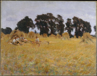 The Reapers Resting in a Wheat Field - John Singer Sargent — artwork view