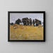 The Reapers Resting in a Wheat Field - John Singer Sargent — framed artwork on a wall