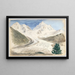 Glacier de Roseg Pontresina - John Singer Sargent — framed artwork on a wall