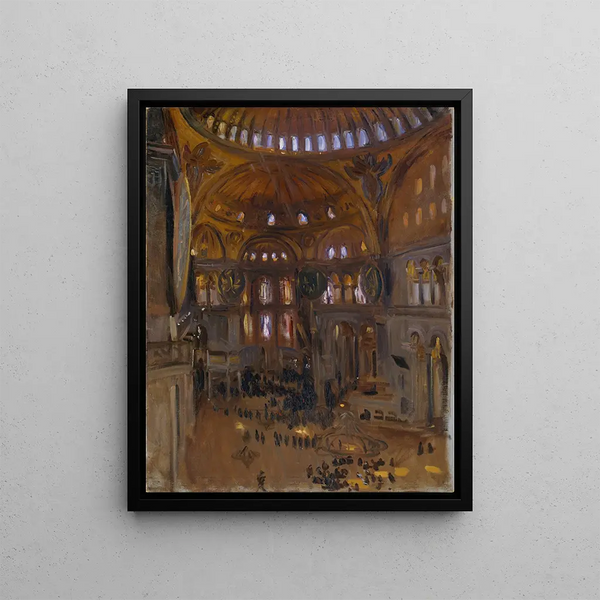 Sainte-Sophie - John Singer Sargent — framed artwork on a wall