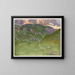 Alpes Sellar, Dolomites - John Singer Sargent — framed artwork on a wall