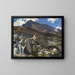 Col du Simplon - John Singer Sargent — framed artwork on a wall