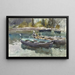 Small Boats - John Singer Sargent — framed artwork on a wall