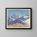 Snow - John Singer Sargent — framed artwork on a wall