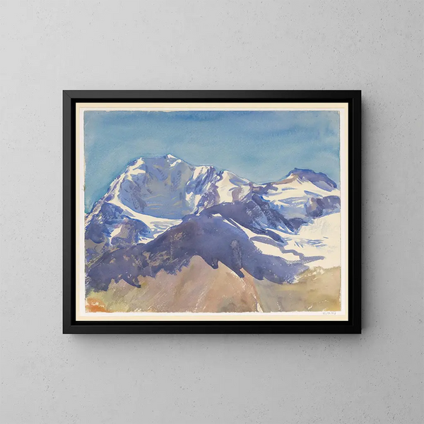 Snow - John Singer Sargent — framed artwork on a wall