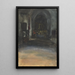 Interior of a Spanish church - John Singer Sargent — framed artwork on a wall