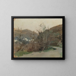 Landscape Painting Spanish - John Singer Sargent — framed artwork on a wall