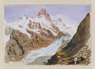 Cover of the sketchbook of superb mountain watercolors - John Singer Sargent — artwork view