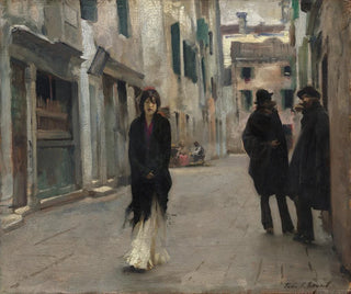 Rue à Venise - John Singer Sargent — artwork view