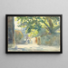 Sunny Tree Wall Painting - John Singer Sargent — framed artwork on a wall