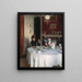 La Table du petit-déjeuner - John Singer Sargent — framed artwork on a wall