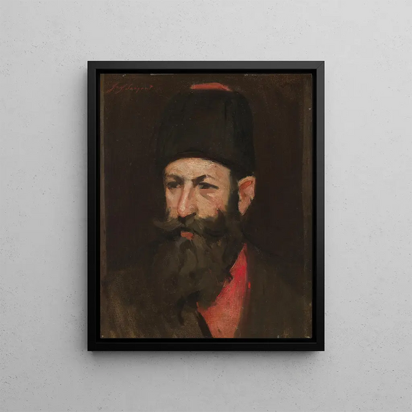 The Cossack - John Singer Sargent — framed artwork on a wall