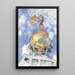 La Dogana statue de la Fortune - John Singer Sargent — framed artwork on a wall