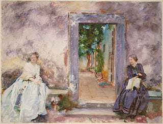 The Garden Wall - John Singer Sargent — artwork view