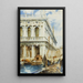 La Libreria - John Singer Sargent — framed artwork on a wall