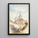 The Matterhorn - John Singer Sargent — framed artwork on a wall