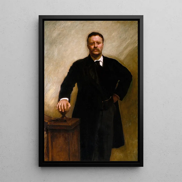 Theodore Roosevelt - John Singer Sargent — framed artwork on a wall