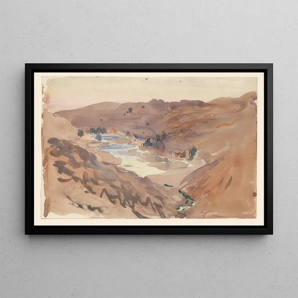 Toledo - John Singer Sargent — framed artwork on a wall