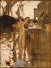 Two nude bathers standing on a quay - John Singer Sargent — artwork view