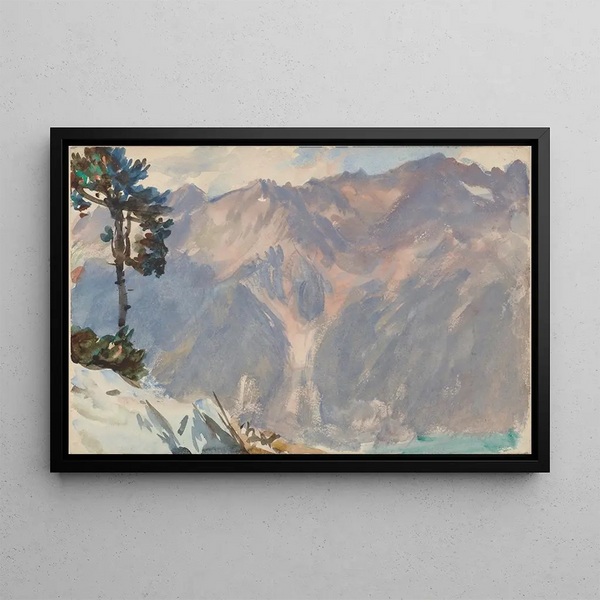 Tyrol Painting - John Singer Sargent — framed artwork on a wall