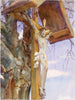 Tyrolean Crucifix Painting - John Singer Sargent — artwork view