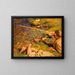 Val d'Aoste, an man fishing - John Singer Sargent — framed artwork on a wall