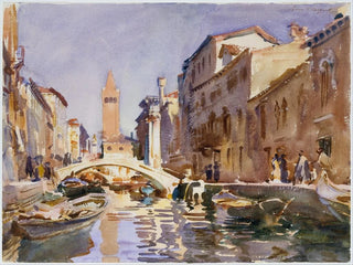 Venetian Canal - John Singer Sargent — artwork view